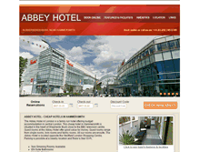 Tablet Screenshot of abbeyhotel.org