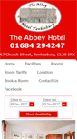 Mobile Screenshot of abbeyhotel.co